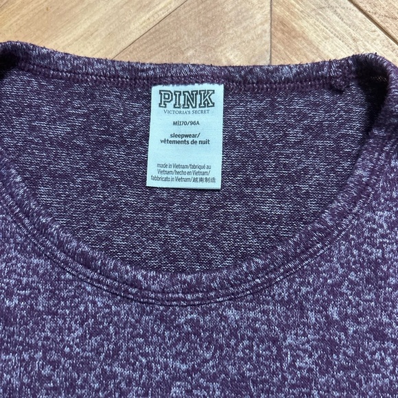 PINK Victoria's Secret Purple Long Sleeve Tee - Picture 2 of 8